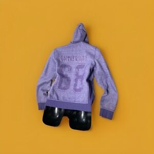 Free Spirit Women's Purple ‎ Full Zip  Sweatshirt Hoodie Sz XL University